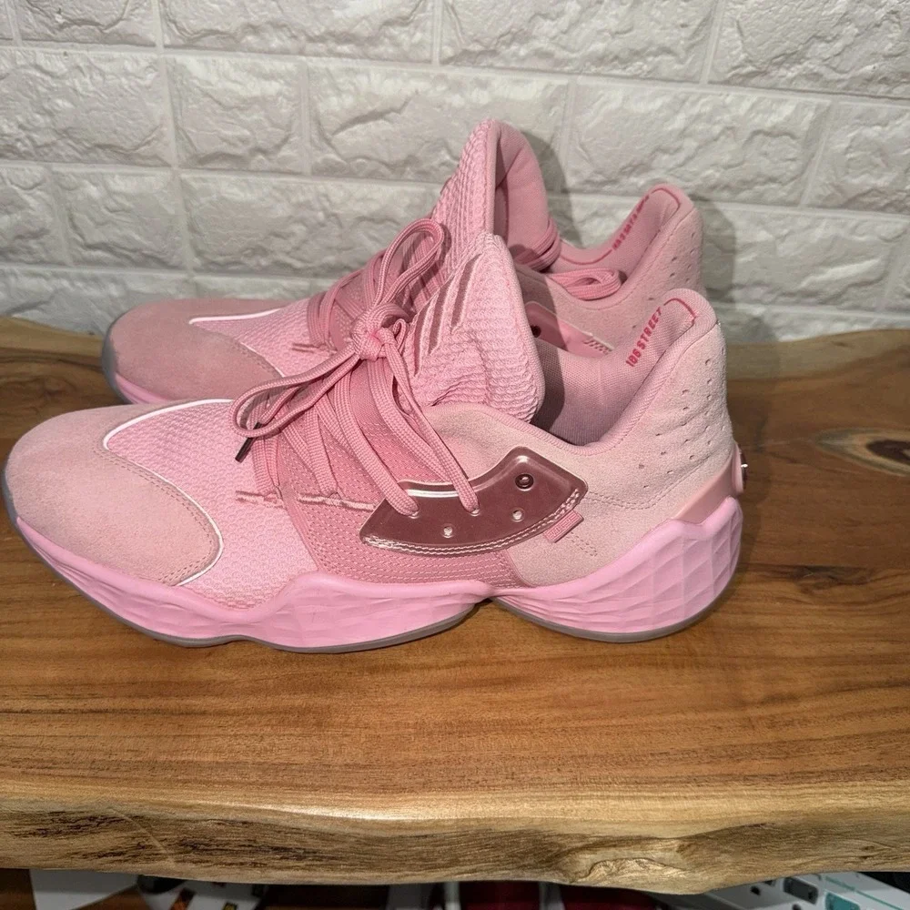 Adidas Harden Vol 4 Pink Lemonade F97188 Men's Size 12.5 Rare Basketball